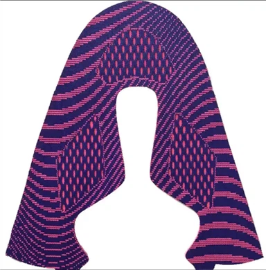 Nifs ta 'malji Jacquard minsuġa tan-nisa żarbun Upper Vamp
