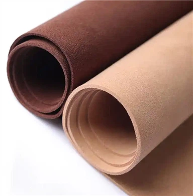 Bejgħ bl-ingrossa Eco Double Suede Microfiber Ġilda Pu Tessili Ġilda Sintetika Għal Żraben tas-Sigurtà